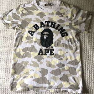 A Bathing Ape BAPE glow in the dark t shirt
